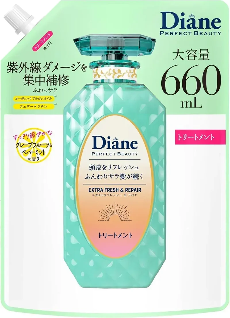 Diane Perfect Beauty Damage Repair Shampoo Floral & Berry Scent 1000ml