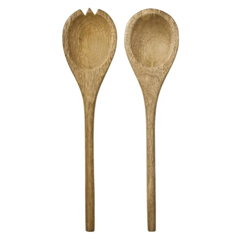 MAISON NEUVE - Bol et Ustensiles de Service en Bois de Manguier Tula