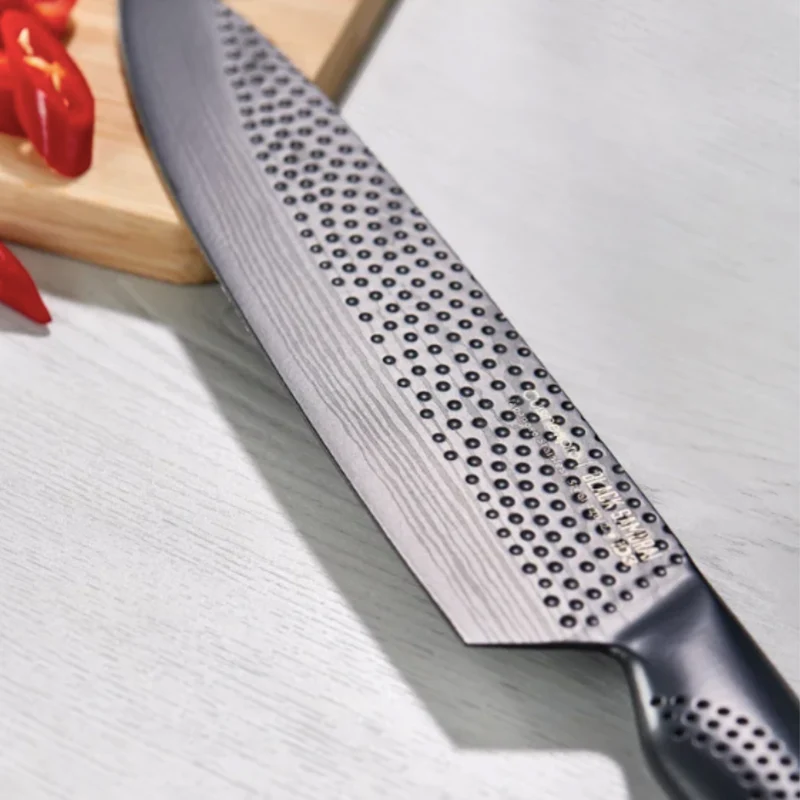 CUISINE PRO - Ensemble de 6 Couteaux avec Bloc de Rangement Black Samurai iD3 Sakai