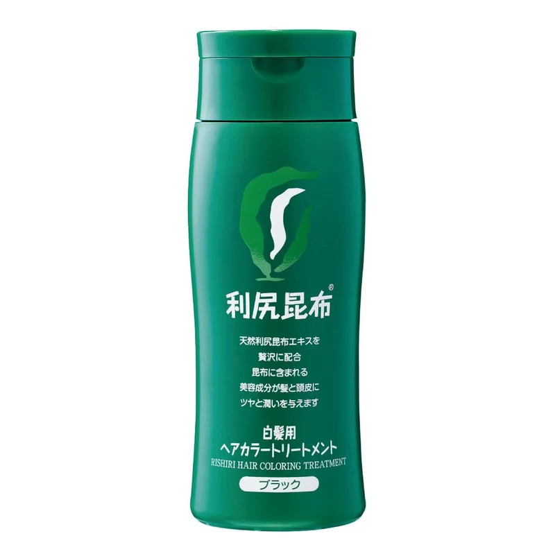 Sastty Rishiri Hair Color Treatment Black 200g for Gray Hair Coverage