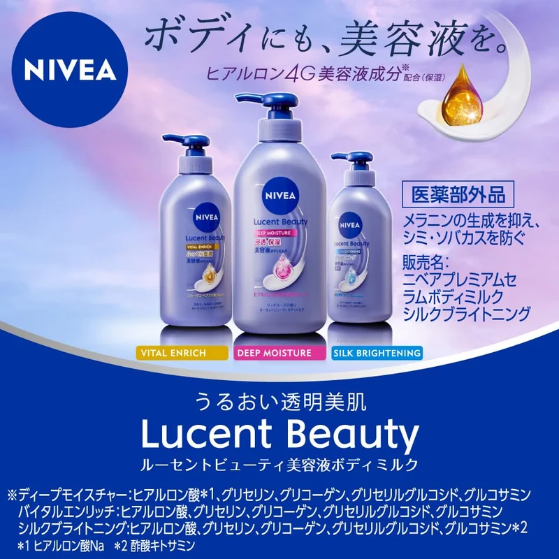 Nivea Lucent Beauty Deep Moisture Penetrating Serum & Cream 200g