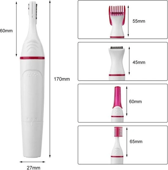 Veet Precision trimmer Beauty Styler, for women, for sensitive skin