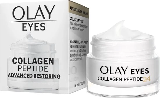 Olay Collagen Peptide Oogcrème - Verstevigt, Herstelt, Hydrateert - 15ml