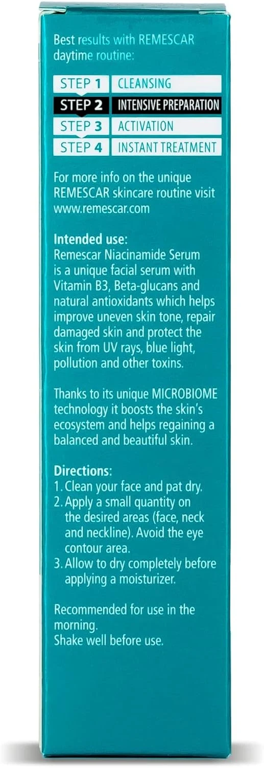 Remescar Niacinamide Serum 30 ml - 10% Niacinamide for Face Care