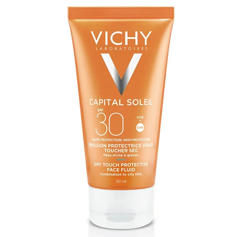 Vichy Capital Soleil Dry Touch Emulsie Anti-Glans Factor 30 | 50 ml