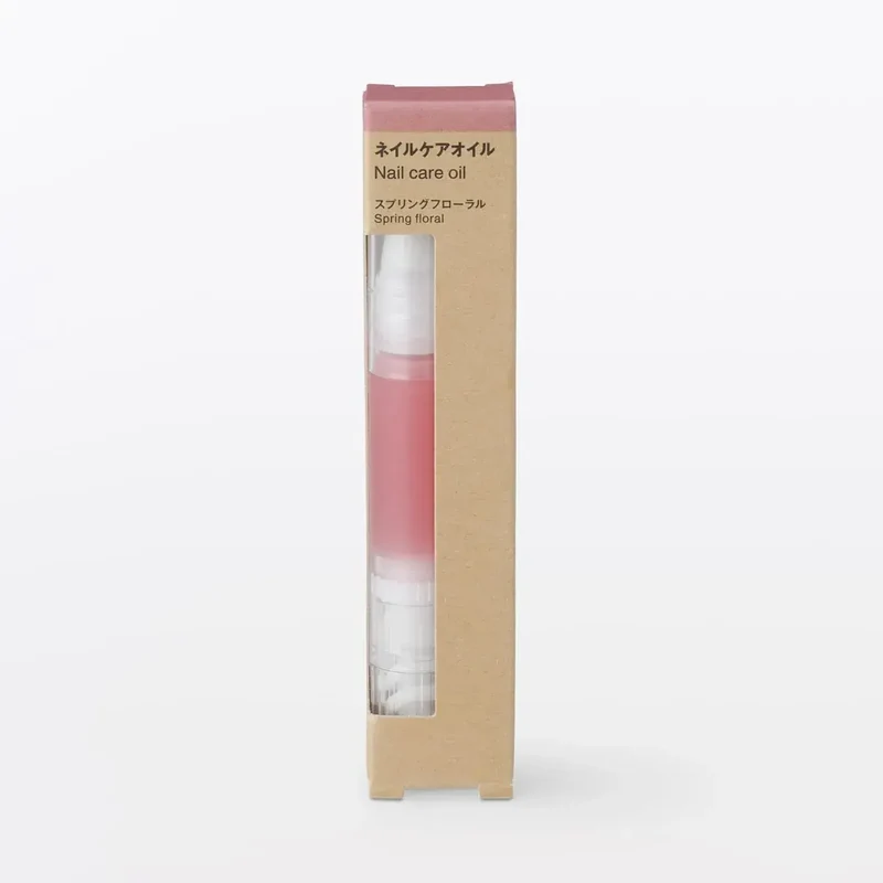 Muji Spring Floral Nail Care Oil, 0.1 oz (3.2 g) for Moisturized Nails