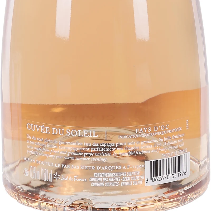 Magnum cuvée du soleil sieur d'Arques 12.5%