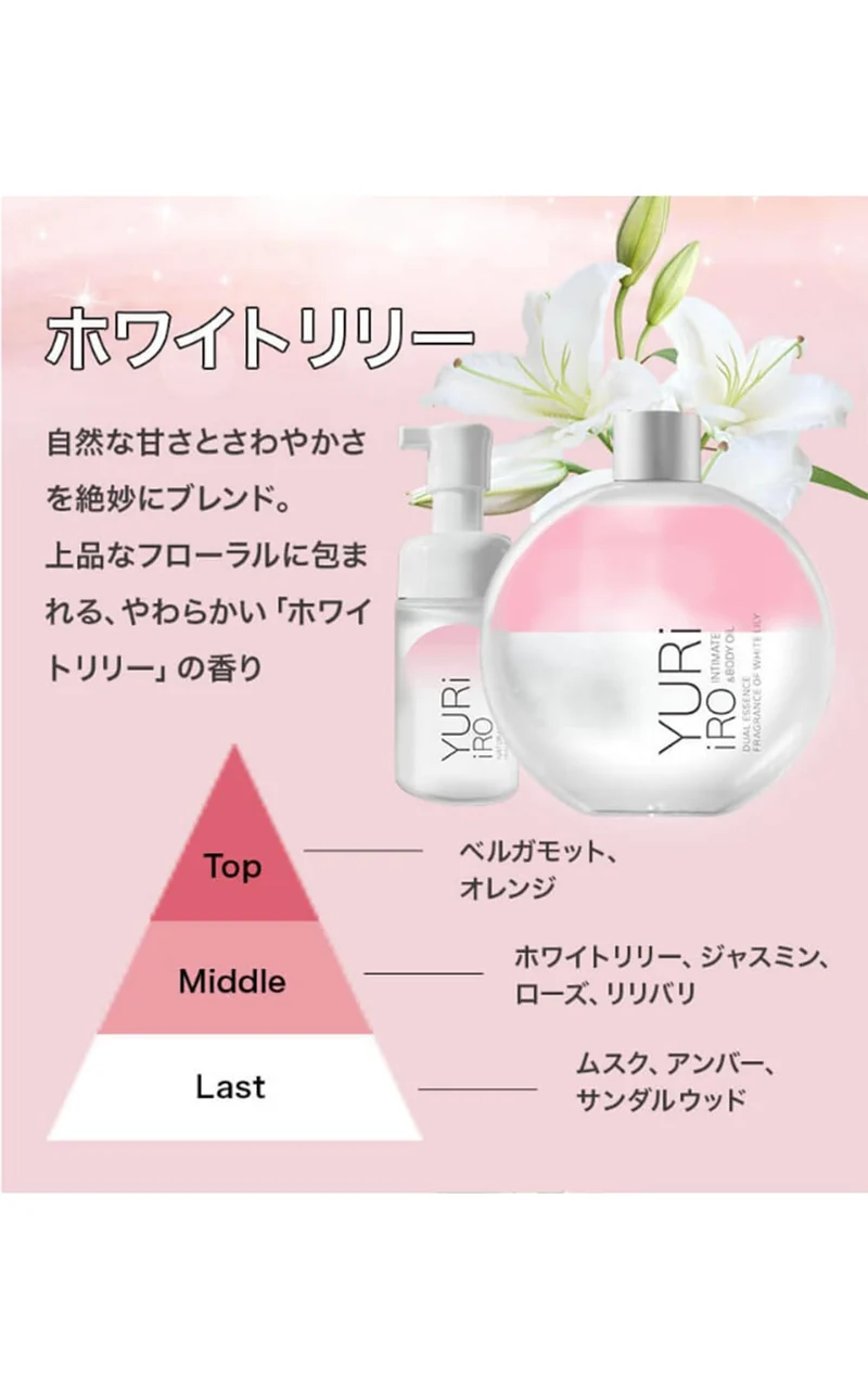 YURiiRO Intimate Wash 100Ml by White Lily - Moisturizing Femcare with Lactic Acid