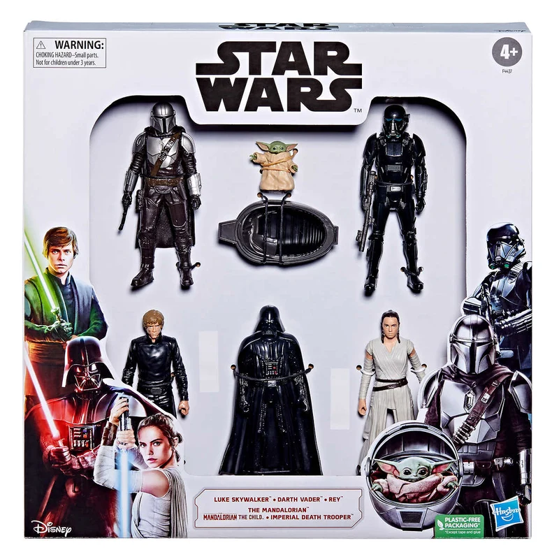 STAR WARS - Ensemble de 6 Figurines Articulées
