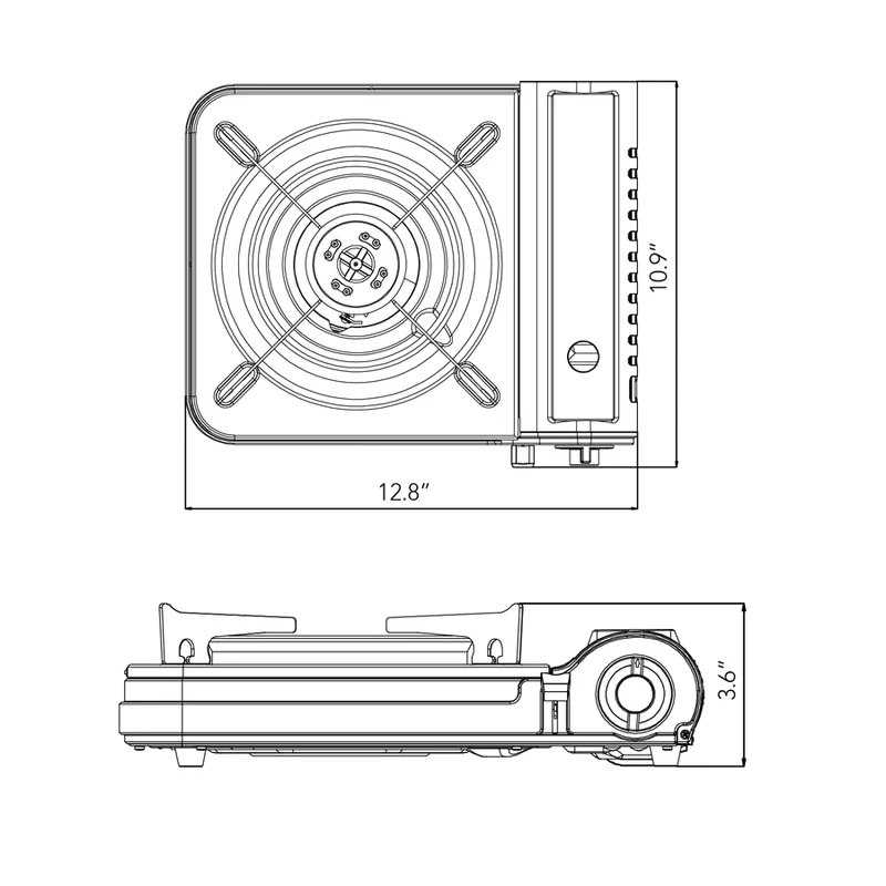 GAS ONE - Réchaud de Butane Portable GS-3700