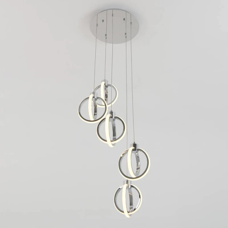ARTIKA - Suspension à 5 Lumières DEL Soho 5