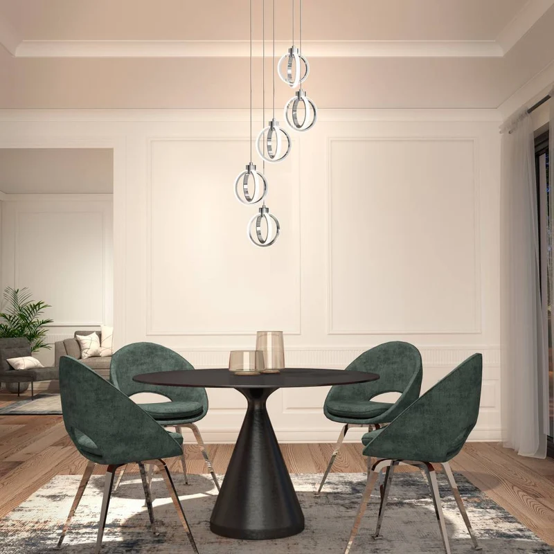 ARTIKA - Suspension à 5 Lumières DEL Soho 5