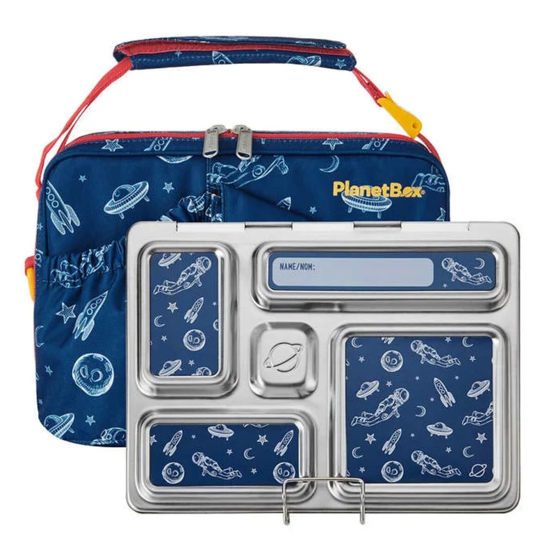 PLANETBOX - Ensemble de Boite à Lunch en Acier Inoxydable