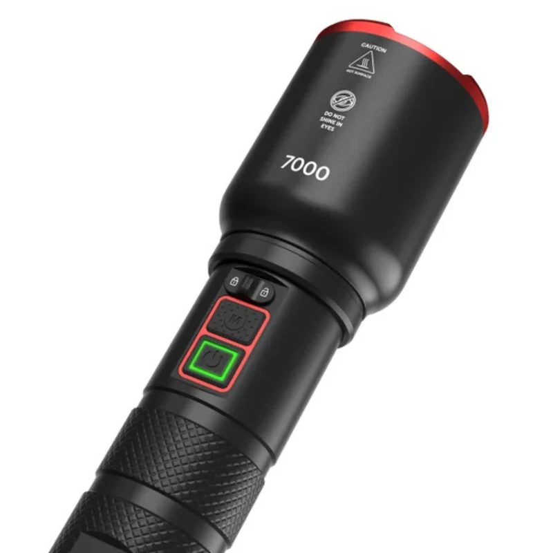 INFINITY X1 - Lampe de Poche à Alimentation Hybride de 7000 Lumens