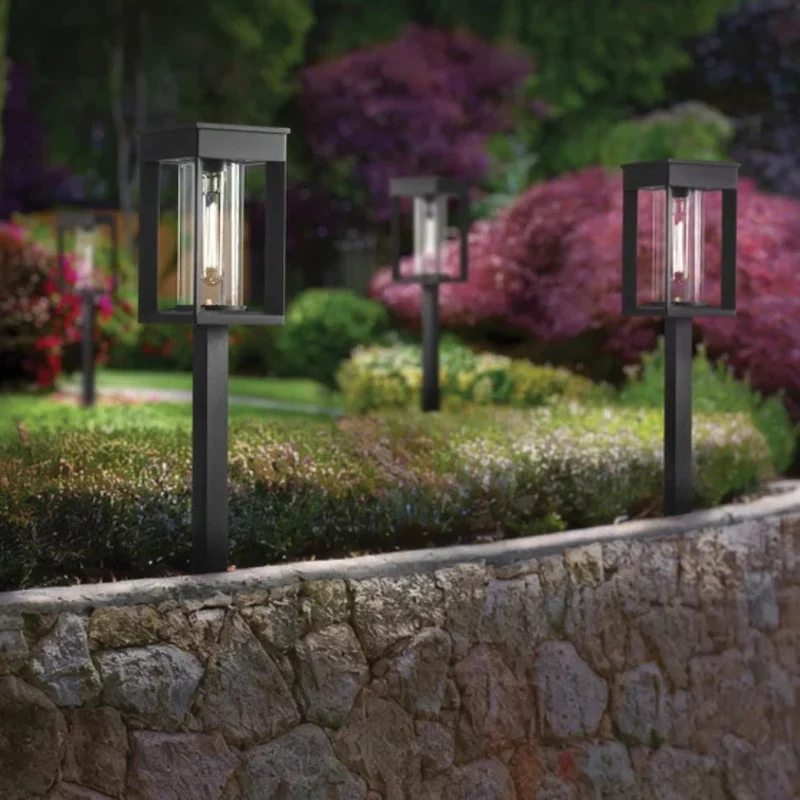 NATURALLY SOLAR - Ensemble de 4 Luminaires Solaires de Parterre à Del