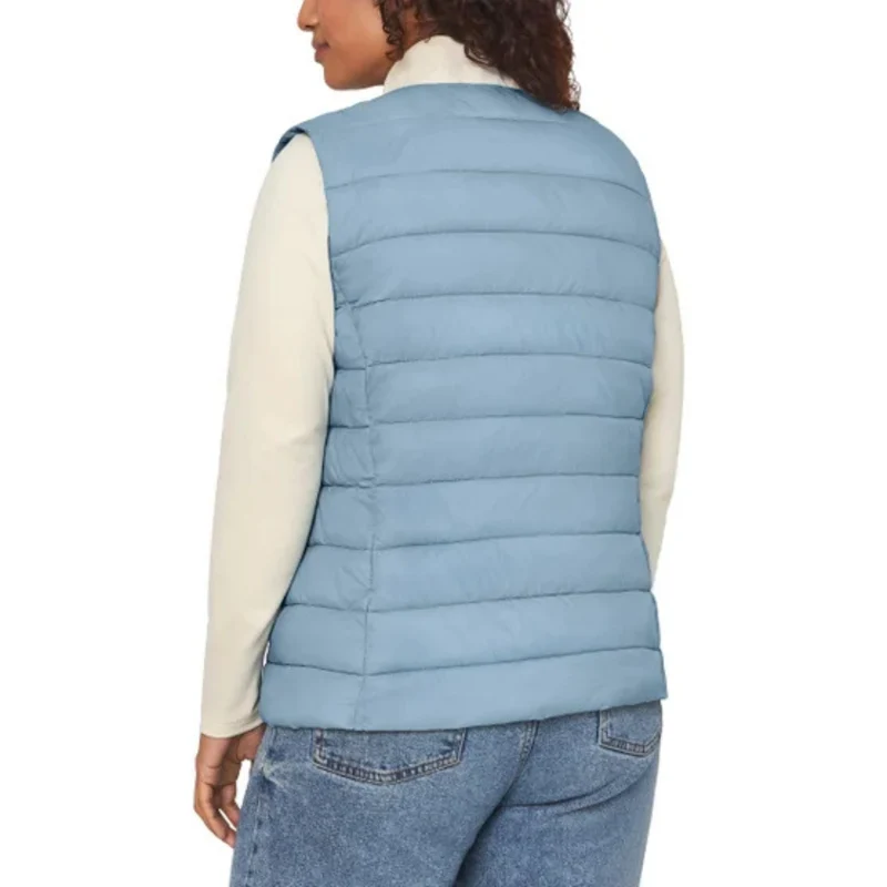 MONDETTA - Veste Sans Col pour Femme