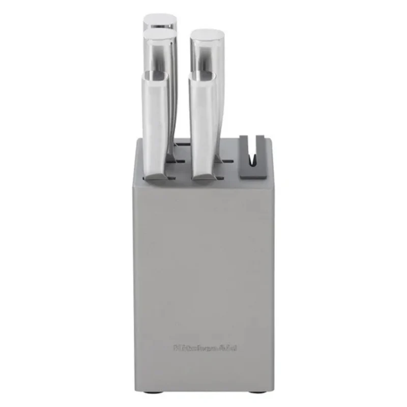 KITCHENAID - Ensemble de 5 Couteaux avec Bloc de Rangement