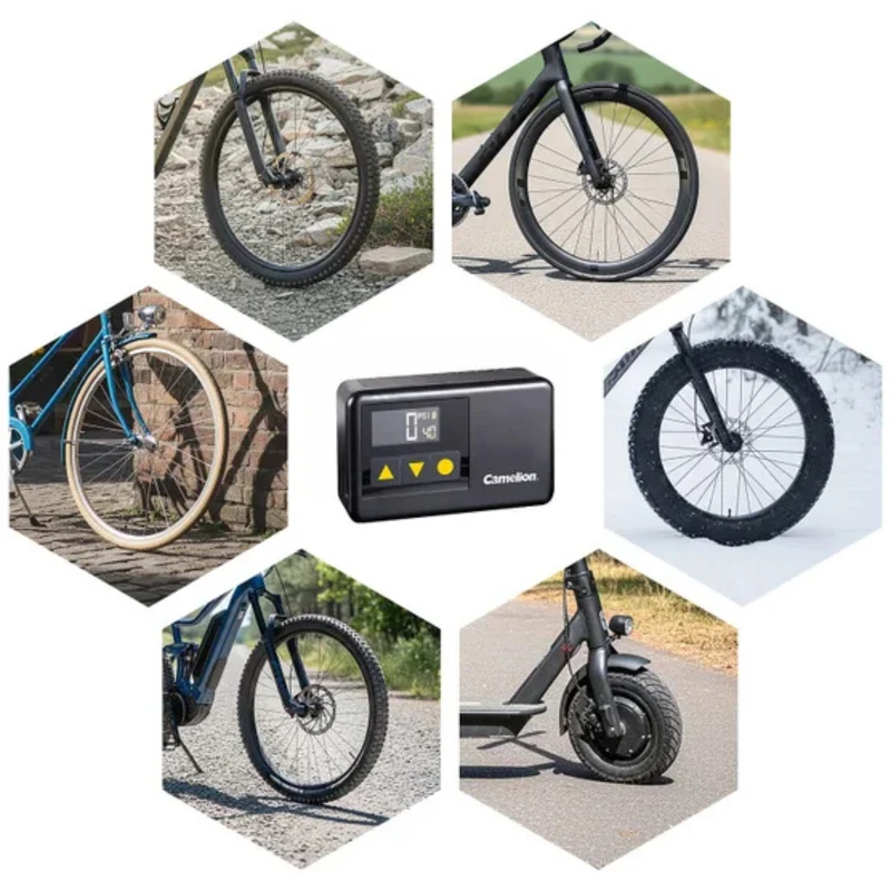 CAMELION - Compresseur d'Air Rechargeable pour Vélo *Boite Ouverte*