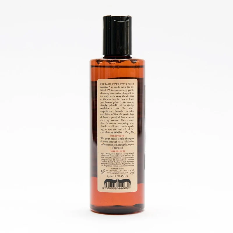 Shampoing à barbe "Beer'd Shampoo" (250ml/8.45oz)