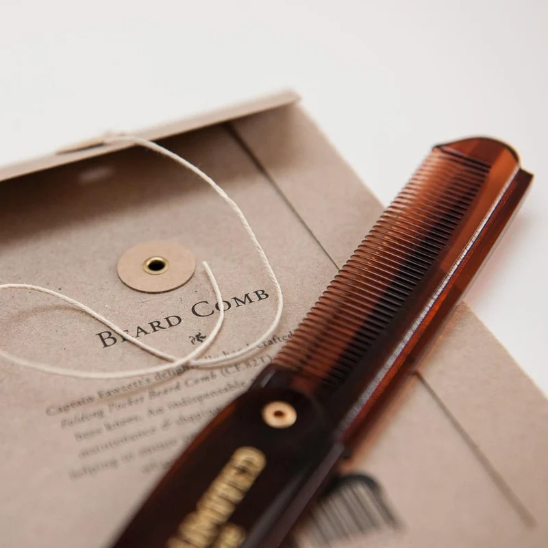 Peigne à barbe de poche pliable CF.82T (193mm/7.6")