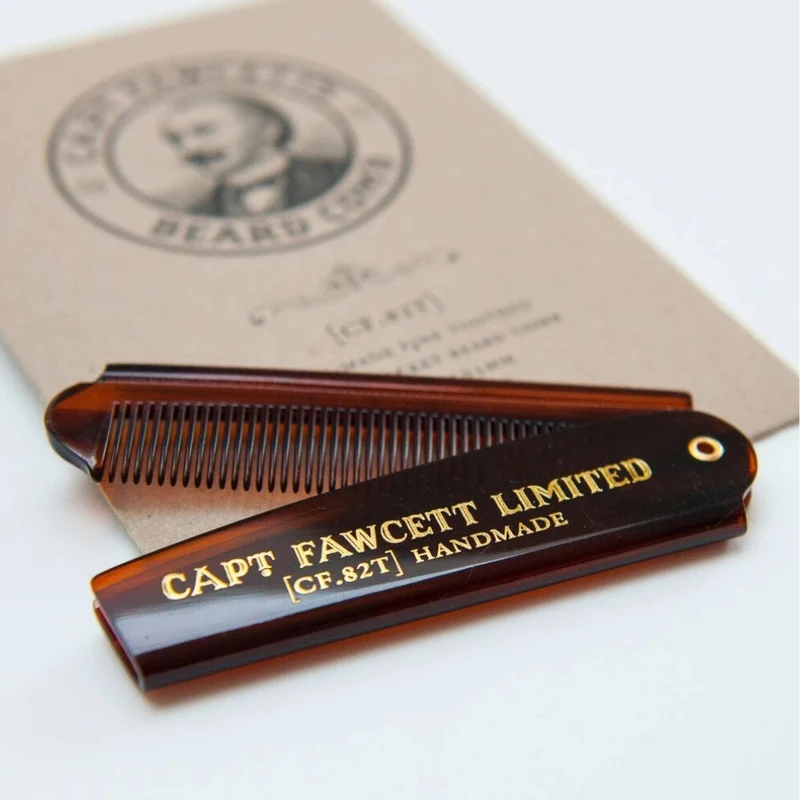 Peigne à barbe de poche pliable CF.82T (193mm/7.6")