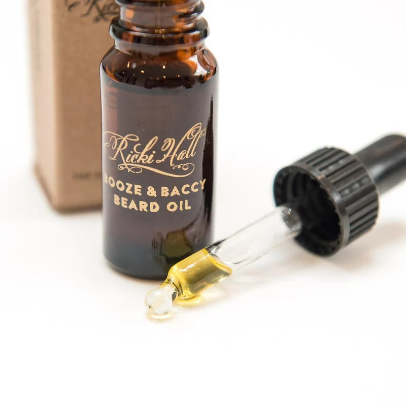 Huile à barbe Booze & Baccy par Ricki Hall's (50ml/1.7oz)
