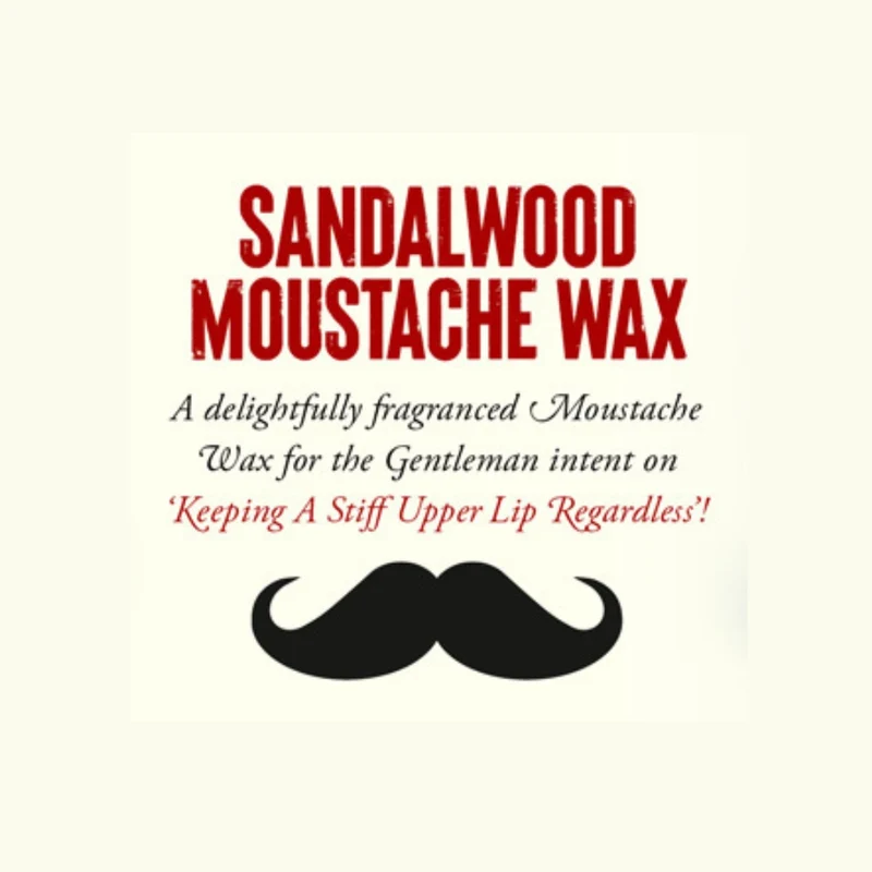 Cire à moustache au bois de santal (15ml/0.5oz)