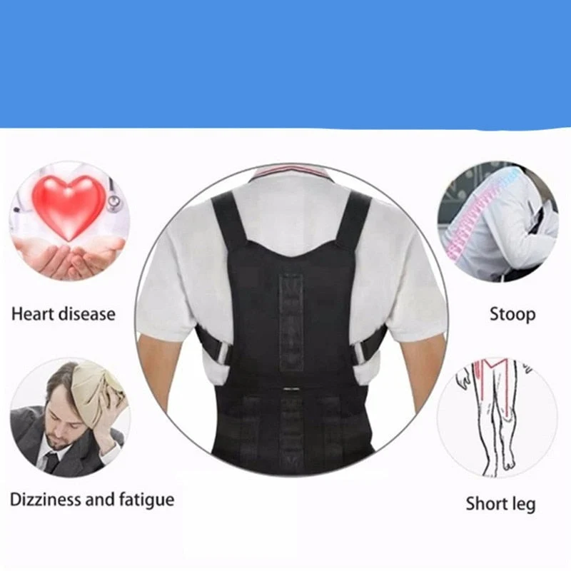 Postura – Supporto Magnetico per la Schiena per Migliorare la Postura – Unisex Quotidiano