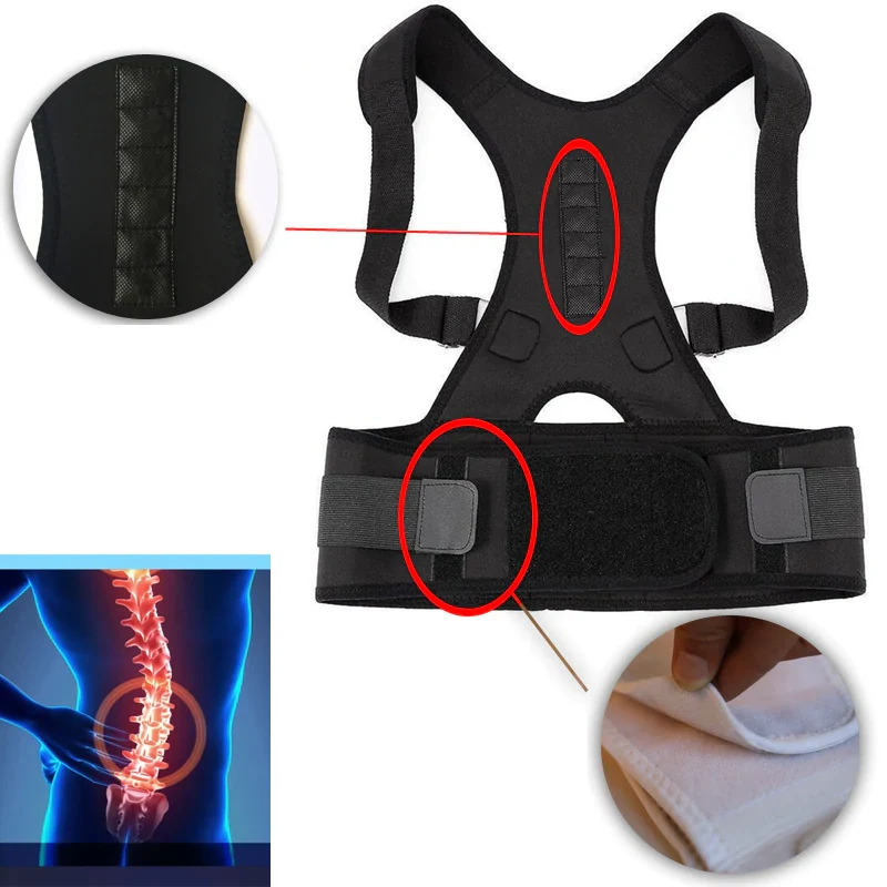 Postura – Supporto Magnetico per la Schiena per Migliorare la Postura – Unisex Quotidiano