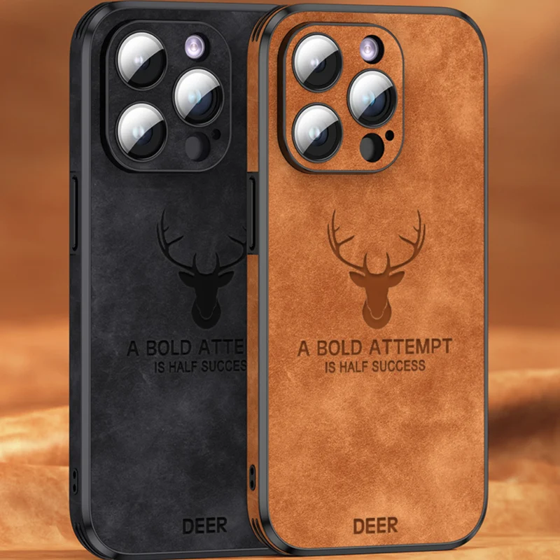 Custodia per iPhone in finta pelle – Cover sottile con protezione dagli urti e supporto MagSafe