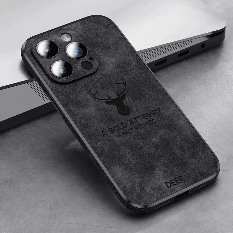 Custodia per iPhone in finta pelle – Cover sottile con protezione dagli urti e supporto MagSafe