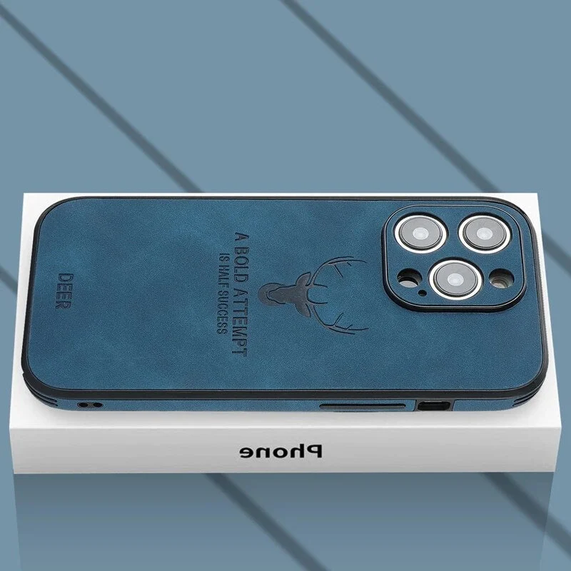 Custodia per iPhone in finta pelle – Cover sottile con protezione dagli urti e supporto MagSafe