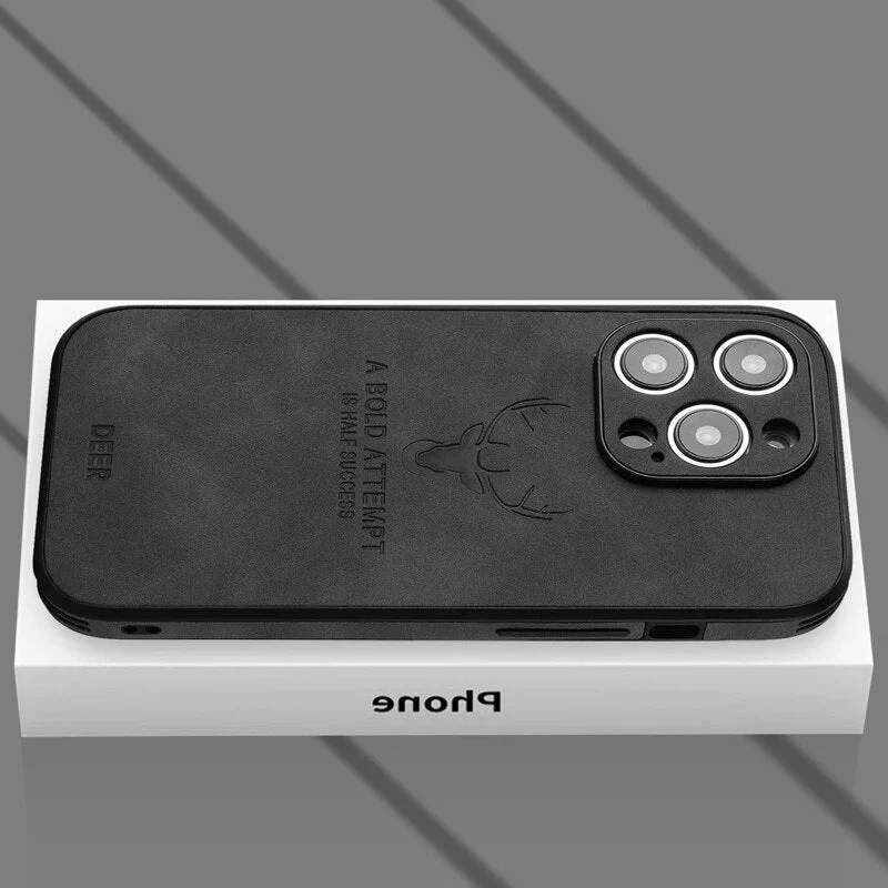 Custodia per iPhone in finta pelle – Cover sottile con protezione dagli urti e supporto MagSafe