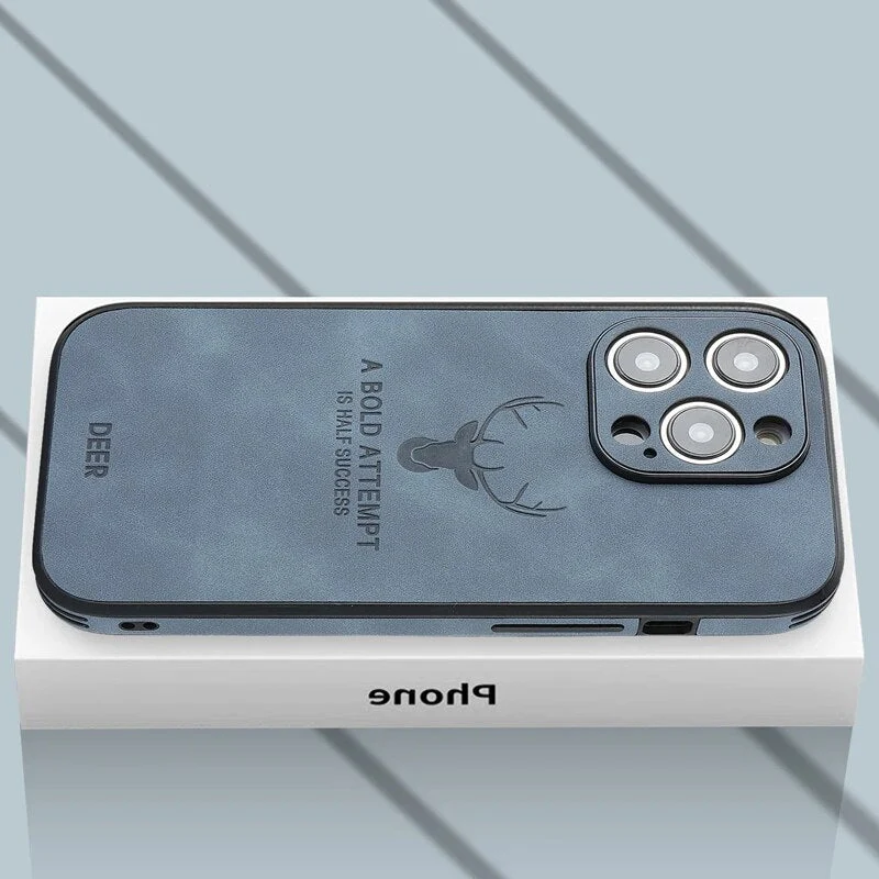 Custodia per iPhone in finta pelle – Cover sottile con protezione dagli urti e supporto MagSafe