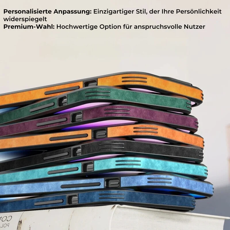 Custodia per iPhone in finta pelle – Cover sottile con protezione dagli urti e supporto MagSafe