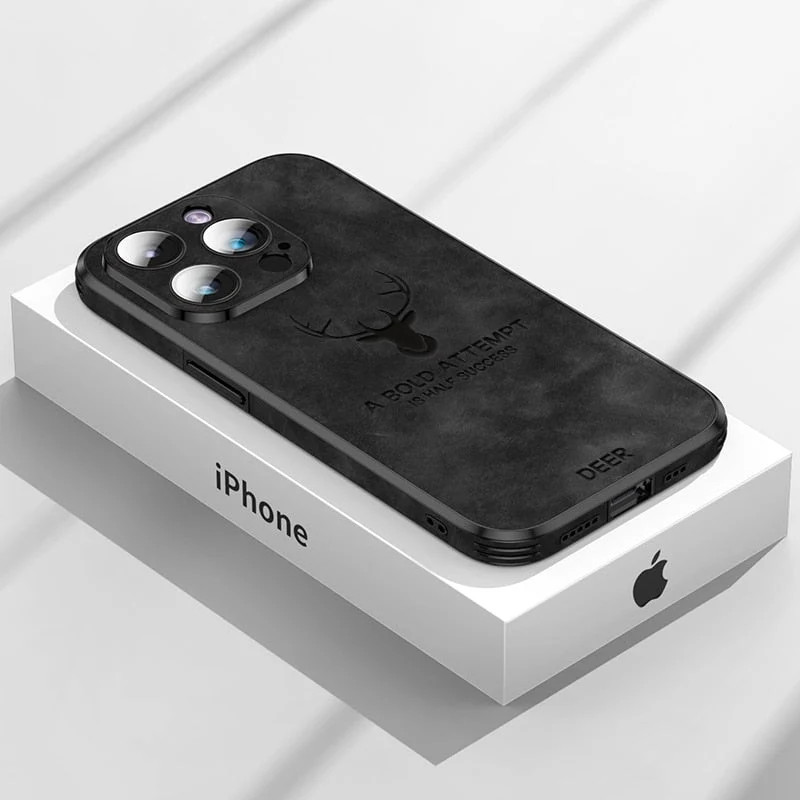 Custodia per iPhone in finta pelle – Cover sottile con protezione dagli urti e supporto MagSafe