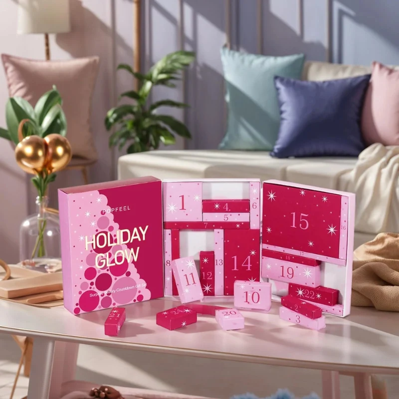 Calendrier de l’Avent beauté boîte cadeau compacte