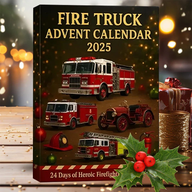 Calendrier de l’Avent camion de pompiers 24 jouets