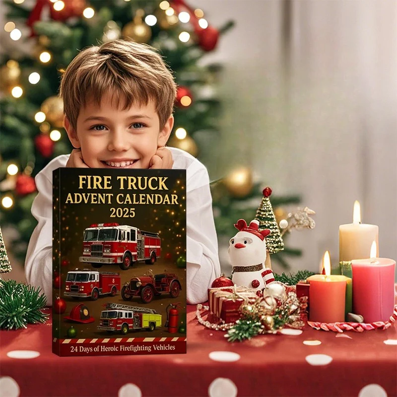 Calendrier de l’Avent camion de pompiers 24 jouets
