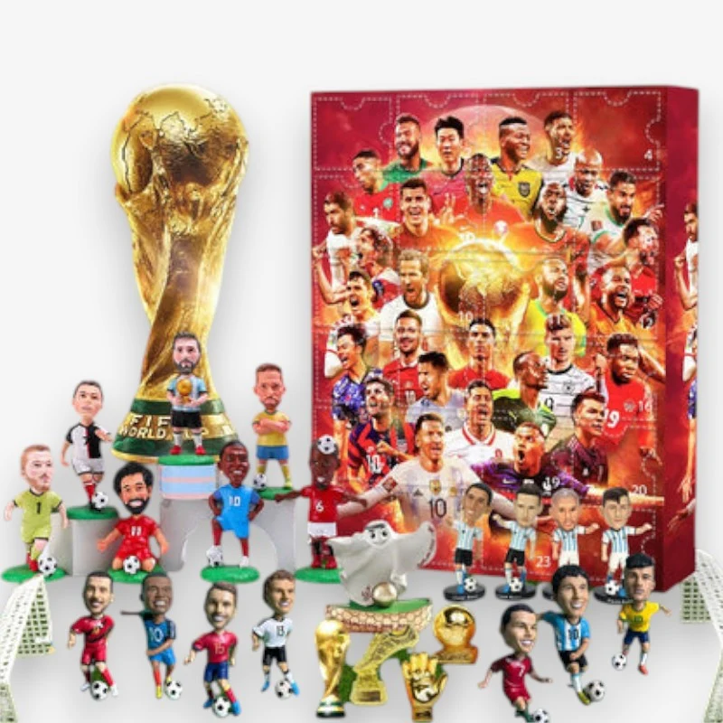 Calendrier de l’Avent football 24 surprises quotidiennes