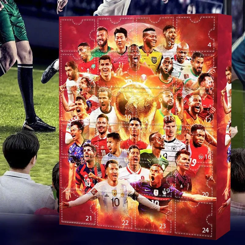 Calendrier de l’Avent football 24 surprises quotidiennes