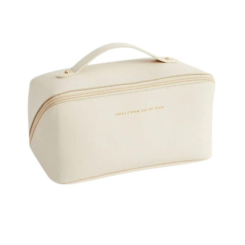 Trousse cosmétique grande capacité avec poches à fermeture éclair