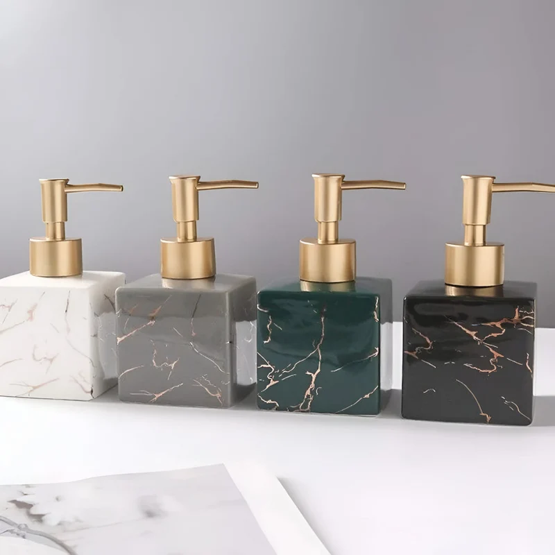 Dispenser di Sapone in Marmo Luxe