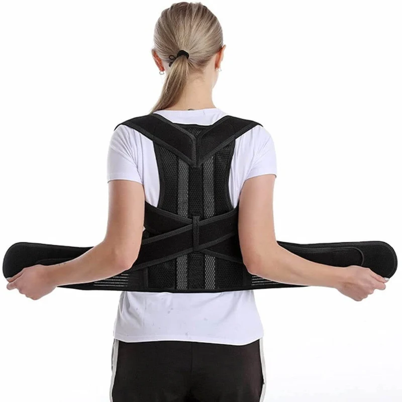 Correcteur posture dos unisexe gilet alignement