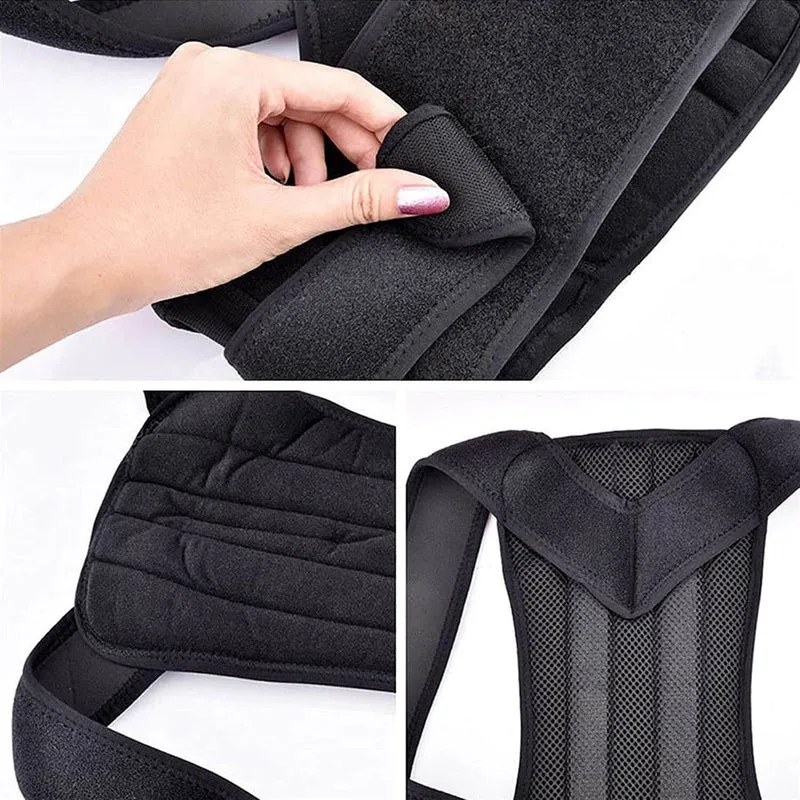 Correcteur posture dos unisexe gilet alignement