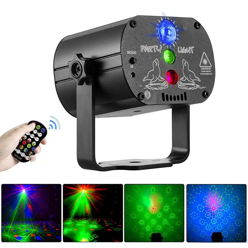 Luce Laser LED per Palcoscenico - Telecomando | Fantastici Motivi