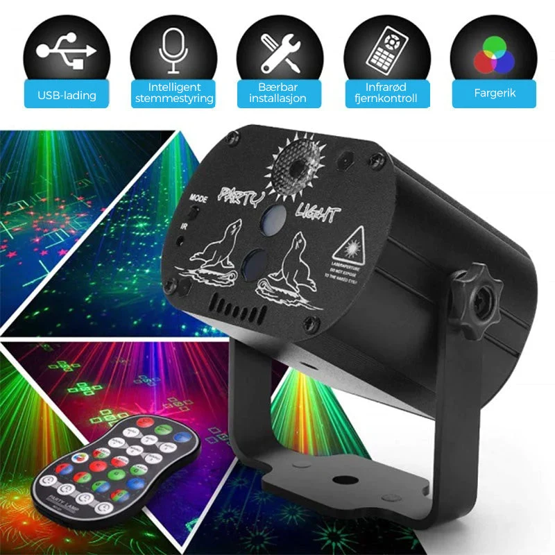Luce Laser LED per Palcoscenico - Telecomando | Fantastici Motivi