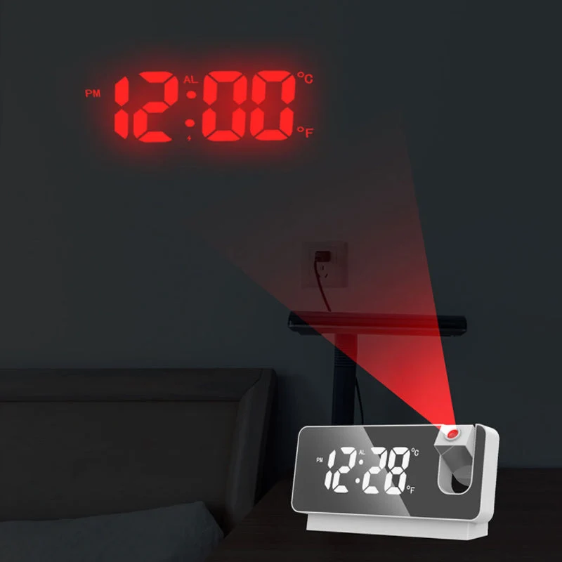 Orologio digitale a proiezione intelligente - Tempo sul muro o sul soffitto