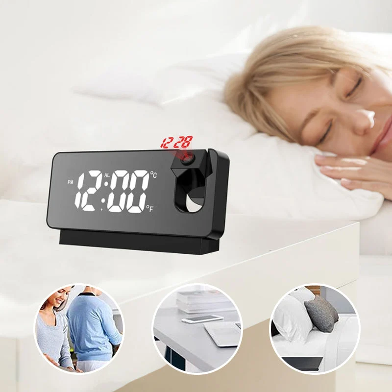 Orologio digitale a proiezione intelligente - Tempo sul muro o sul soffitto
