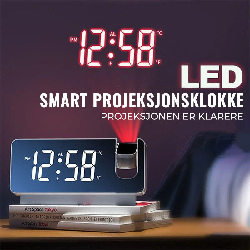 Orologio digitale a proiezione intelligente - Tempo sul muro o sul soffitto